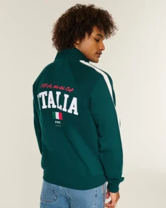 1990 FIFA World Cup Italia -grafiikkafleece-verkkotakki