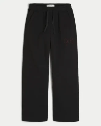 98 Graafiset bootcut-verkkarihousut
