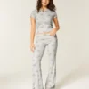 Always Cozy Knit Foldover Waist Flare -housut Always Cozy Knit Foldover Waist Flare -housut