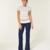 Always Cozy Knit Foldover Waist Flare -housut