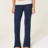 Always Cozy Knit Foldover Waist Flare -housut