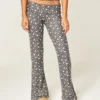 Always Cozy Knit Foldover Waist Flare -housut