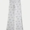 Always Cozy Knit Foldover Waist Flare -housut Always Cozy Knit Foldover Waist Flare -housut