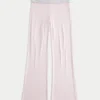 Always Cozy Knit Foldover Waist Flare -housut