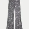 Always Cozy Knit Foldover Waist Flare -housut