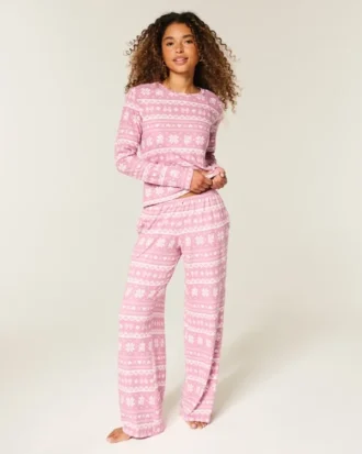 Always Cozy -leveälahkeiset housut
