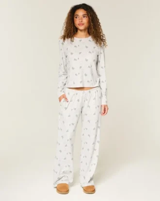 Always Cozy -leveälahkeiset housut