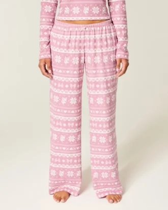 Always Cozy -leveälahkeiset housut