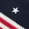 Amerikan lipun kuvioinen virkattu halterneck-toppi Amerikan lipun kuvioinen virkattu halterneck-toppi