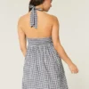 Avoin selkä Halter-minimekko Avoin selkä Halter-minimekko