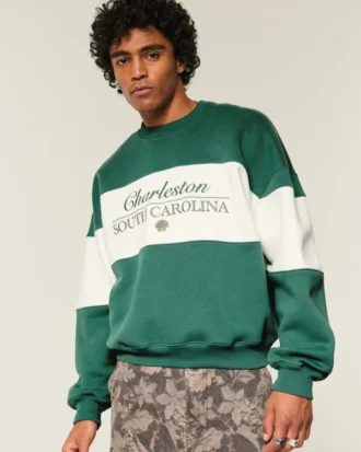 Baggy Cinch Charleston Graphic Crew -huppari