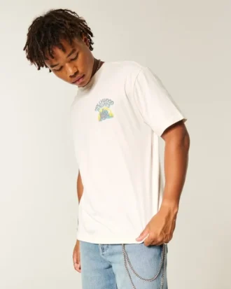 Baggy Cotton Hollywood Haunts -grafiikkapaita