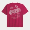 Baggy Cotton Shady Pine Motel -grafiikkapaita Baggy Cotton Shady Pine Motel -grafiikkapaita