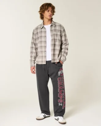 Baggy The Ohio State University Buckeyes -graafiset verkkarihousut