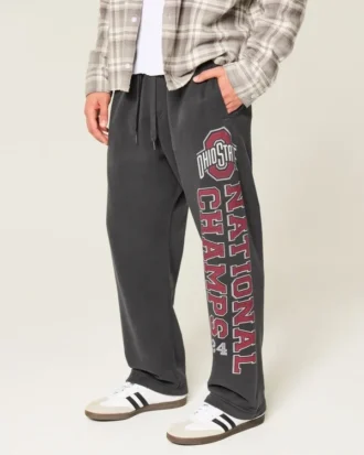 Baggy The Ohio State University Buckeyes -graafiset verkkarihousut