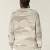 Boxy Camo Crew -villapaita Boxy Camo Crew -villapaita