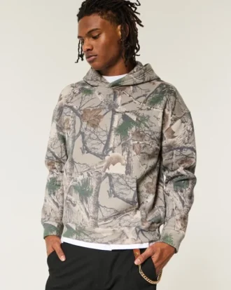 Boxy Camo -huppari