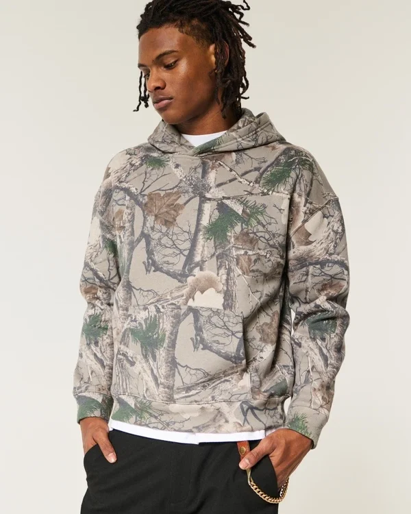Boxy Camo -huppari Boxy Camo -huppari