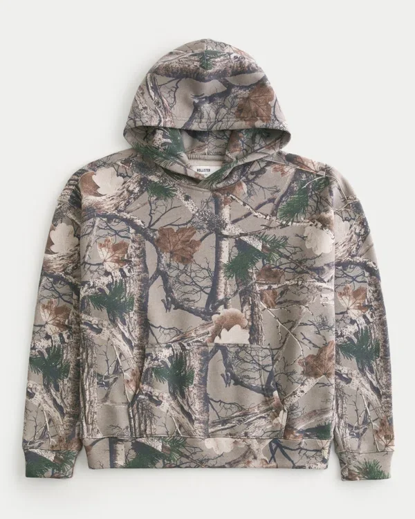 Boxy Camo -huppari Boxy Camo -huppari