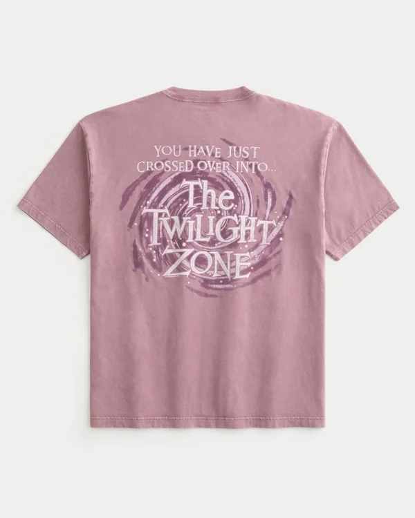 Boxy Cotton The Twilight Zone -grafiikkapaita Boxy Cotton The Twilight Zone -grafiikkapaita