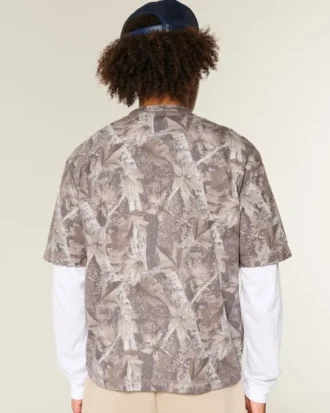 boxy crop heavyweight camo crew t paita 2 330x413 - Boxy Crop Heavyweight Camo Crew T-paita
