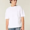 Boxy Crop Heavyweight Crew T-paita