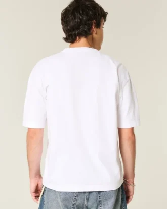 Boxy Crop Heavyweight Crew T-paita