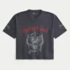 Boxy Crop Motörhead -grafiikkajersey Boxy Crop Motörhead -grafiikkajersey
