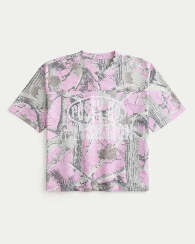Boxy Crop Posty Co. Graafinen jersey Boxy Crop Posty Co. Graafinen jersey