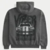 Boxy Dodge Viper -grafiikkahuppari vetoketjulla Boxy Dodge Viper -grafiikkahuppari vetoketjulla