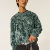 Boxy Fuzzy Crew -villapaita Boxy Fuzzy Crew -villapaita
