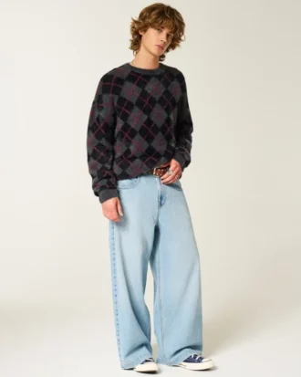 boxy fuzzy crew villapaita 2 2 330x413 - Boxy Fuzzy Crew -villapaita
