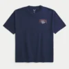 Boxy Gonzaga University Bulldogs -grafiikkapaita Boxy Gonzaga University Bulldogs -grafiikkapaita