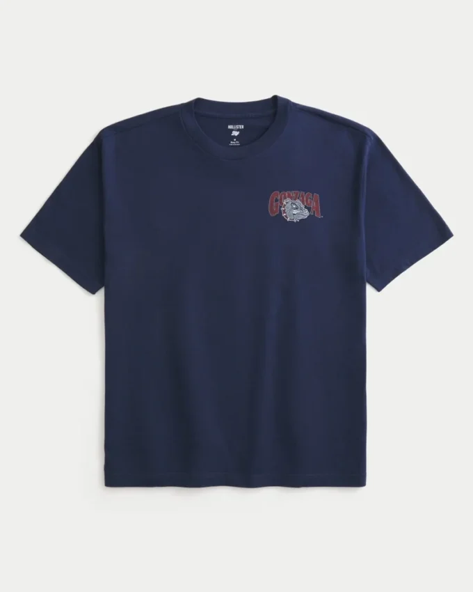 Boxy Gonzaga University Bulldogs -grafiikkapaita Boxy Gonzaga University Bulldogs -grafiikkapaita