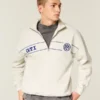 Boxy Half-Zip Volkswagen -graafinen collegepaita Boxy Half-Zip Volkswagen -graafinen collegepaita