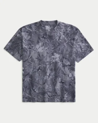 Boxy Heavyweight Camo Crew T-paita
