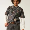 Boxy Heavyweight Camo Crew T-paita Boxy Heavyweight Camo Crew T-paita