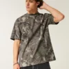 Boxy Heavyweight Camo Crew T-paita