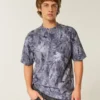 Boxy Heavyweight Camo Crew T-paita Boxy Heavyweight Camo Crew T-paita