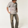 Boxy Heavyweight Camo Crew T-paita