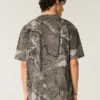 Boxy Heavyweight Camo Crew T-paita
