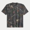 Boxy Heavyweight Camo Crew T-paita Boxy Heavyweight Camo Crew T-paita