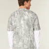 Boxy Heavyweight Camo Crew T-paita