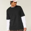 Boxy Heavyweight Cotton Crew T-paita