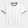 Boxy Heavyweight Cotton Crew T-paita