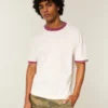 Boxy Heavyweight Cotton Crew T-paita