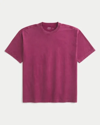 Boxy Heavyweight Cotton Crew T-paita