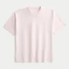 Boxy Heavyweight Cotton Crew T-paita