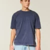 Boxy Heavyweight Cotton Crew T-paita