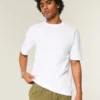 Boxy Heavyweight Cotton Crew T-paita